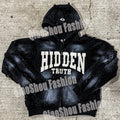 Factory Custom Streetwear Heavyweight Cotton Oversized Full Rhinestone Applique Logo Zip up Washed Hoodies
