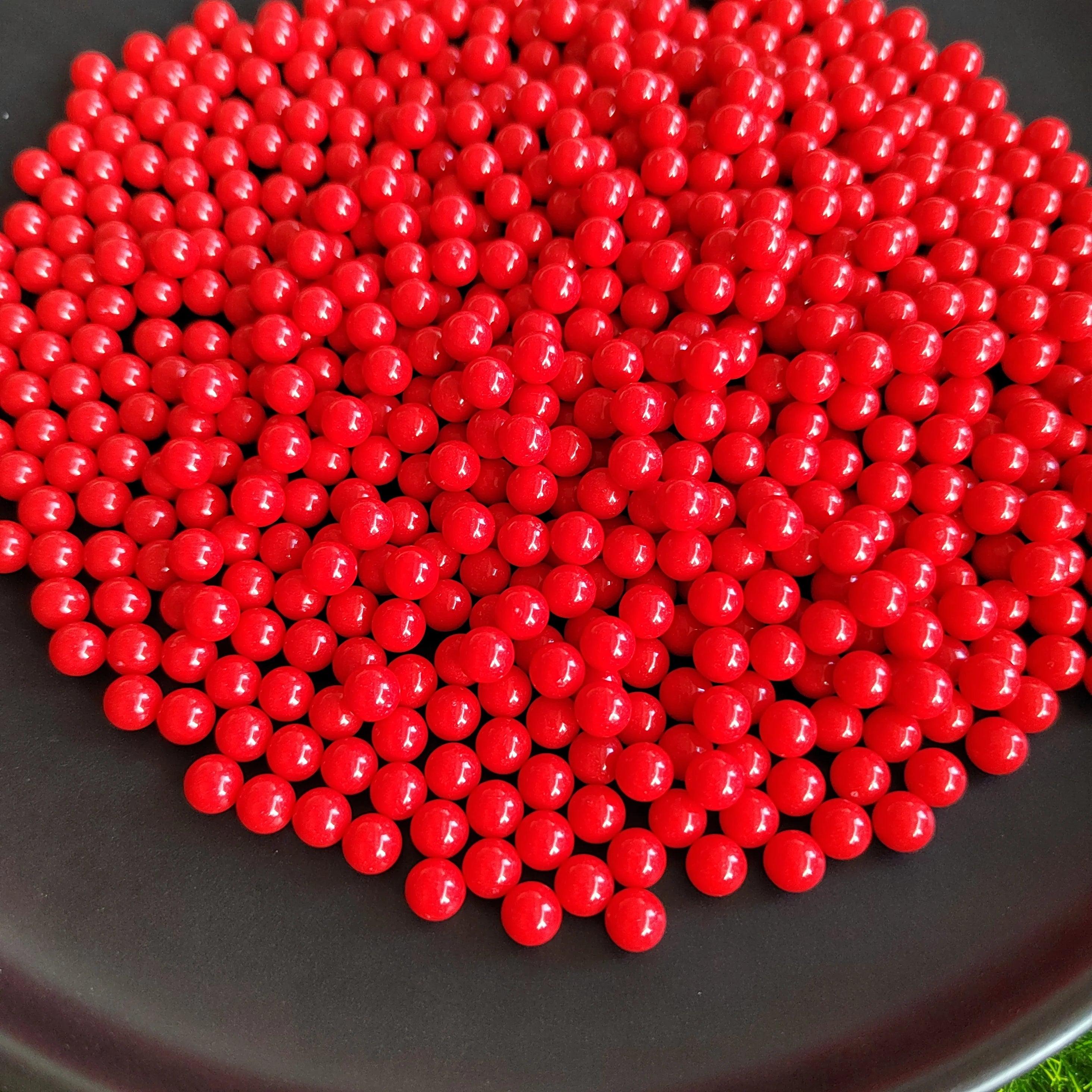Wholesale 500g/Lot 6/8/10MM Acrylic Opaque Round No Hole Ball Beads Colorful Loose Beads for Nail Art DIY Jewelry Accessories