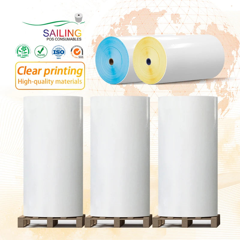 Self Adhesive Direct Thermal Paper Jumbo Roll