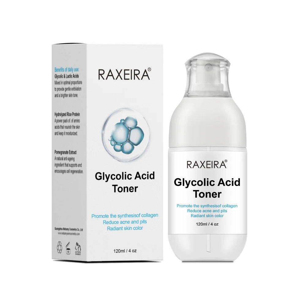 Vegan Glycolic Acid Facial Toner for Adults Anti-Aging Whitening Nourishing Acne Treatment Soothing Home Use Skincare