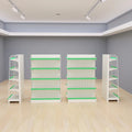 China Used Heavy Duty Steel Double Sided Supermarket Display Gondola Shelf Rack