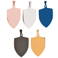 Custom Engraved Logo Pendant Charm Stainless Steel Blank Pet ID Dog Name Tags Pendants DIY Jewelry Accessories