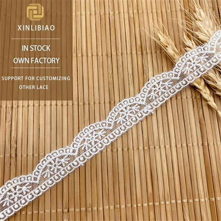 Mesh Lace Garment Accessories Lolita Accessories DIY Double Mesh Lace Computer Embroidered Barcode Lace