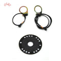 Electric Bicycle Pedal 12 Magnets E-bike PAS System Assistant Sensor Speed Sensor Black Color for Replacement/Repair Crank Mount
