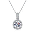 Wholesale Custom S925 925 Sterling Silver Necklace with Gra Vvs Moissanite Pendants Fashion Jewelry for Women & Ladies