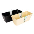 Bamboo fiber degradable flowerpot plastic small square grow nursery home garden tree pot succulent plant pot planting flowerpot