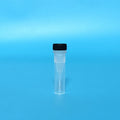 Sterile 0.5ml Black Screw Cap Plastic Tubes with Caps clear Plastic Tubes with Lid 0.5ml Bottle