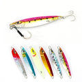 SNEDA 15g 20g 25g 30g 40g Casting Jigs Shore Casting Slim Metal Jig Lure Jig Artificial Bait for Saltwater Fishing