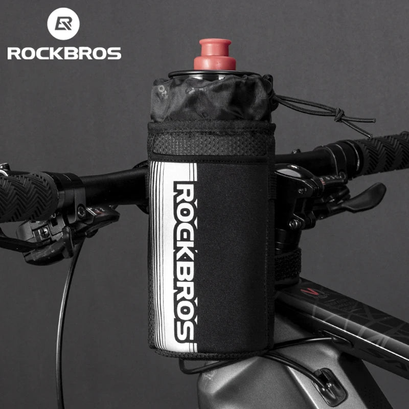 ROCKBROS Bike Handlebar Water Bottle Package Bag Cycling Front Frame Pannier Kettle Package Bag