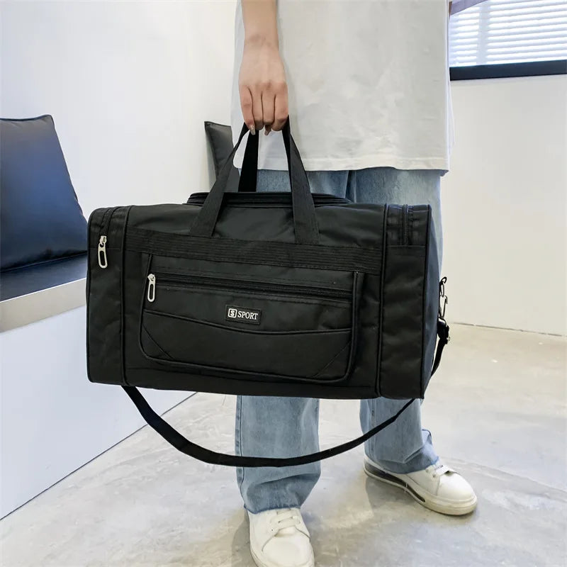 Latest Hot Sale Multi Color Foldable Oxford Cloth Long and Short Travel Medium Travel Duffel Bag