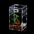 Assembly Acrylic Reptile Feeding Box Breeding Tanks Transparent Live Food Storage Insect Viewing Box
