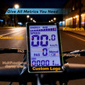 Bicycle Speedometer Bike Computer LCD Display Electronic Cycling Odometer Meter Rainproof MPH Speed Sensor for Indoor Outdoor