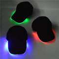 LED Light-Up Baseball Cap for Festivals Parties Glow Hip-hop Performance Club Stage Rave Accessories Promotional Party Supplies