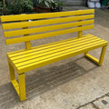 Wholesale New Style Long Plastic Wood Metal Composite Park Garden Outdoor Patio Bench