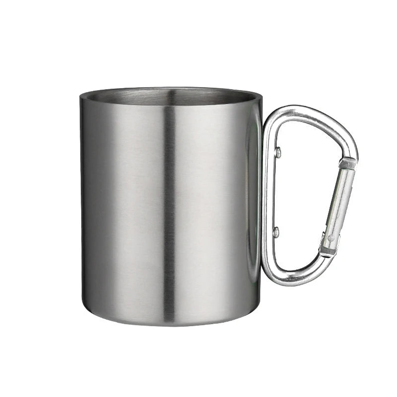 Wholesale 300ML Coffee Mug Carabiner Cup Travel Mug Tumbler Coffee Travel Mug Tumbler Cups in Bulk