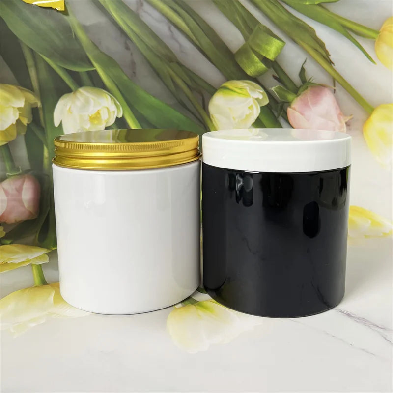 Hot Sale 100ml 200ml 300ml 500ml 500cc Large Capacity Pet Plastic Food Storage Jar for Biscuit Food Chemical Amber Bottle Jar