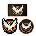 Custom 3D Rubber PVC Appliqued Hook Loop Patch Sew-On Iron-on Sticker Any Color Available OEM/ODM Supported for Outdoor Bags