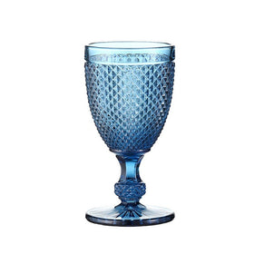 Top Seller 330ml Lead-free Retro Vintage Style Colored Wine Glasses Wine Goblet Wine Glass