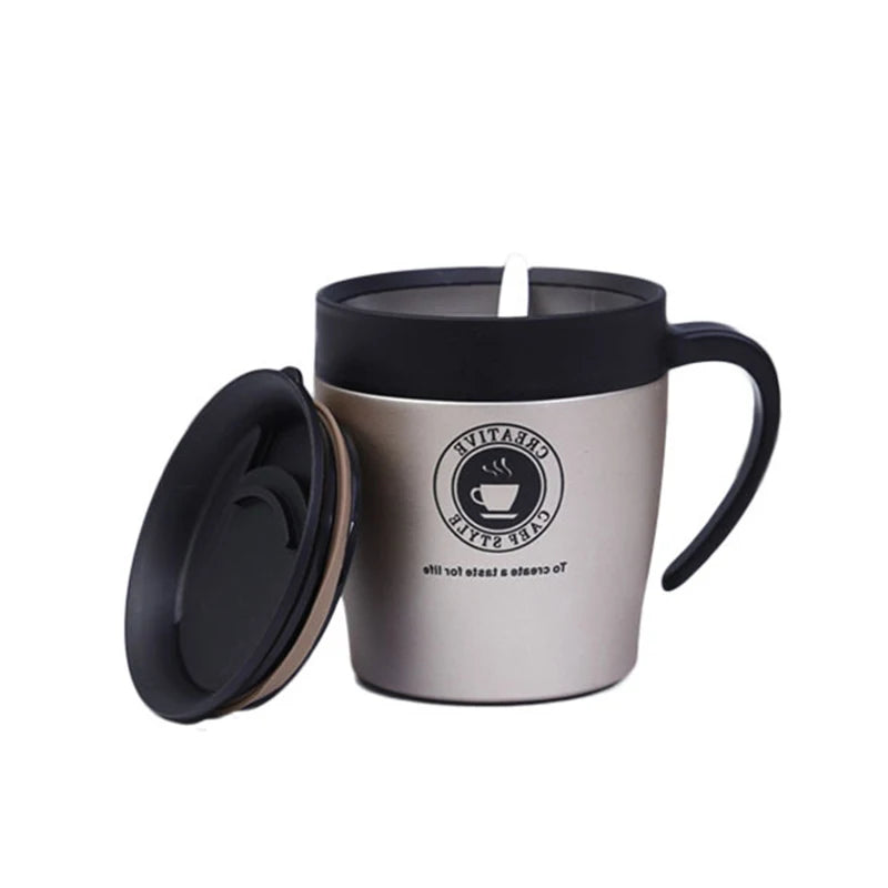 Hot Sale 350ml Vacuum Double Walled Travel Stainless Steel Cups Coffee Mug