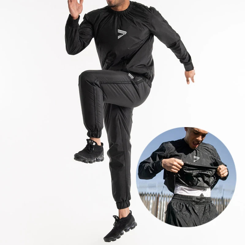 Custom Fashion Workout Plus Size Sportswear Gym Custom Workout Clothes Suits Men Sauna Sweat Suit