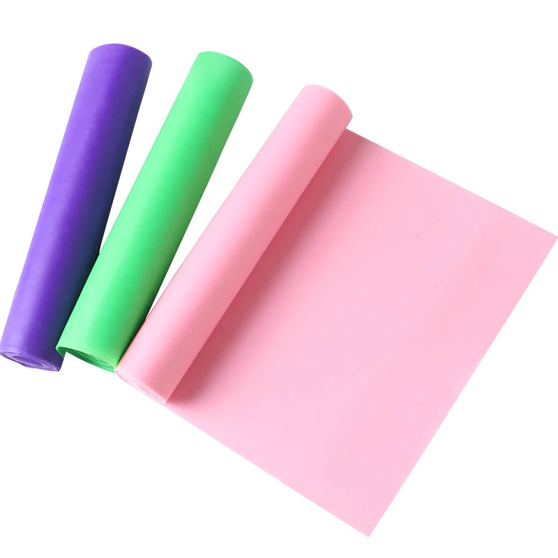 High Elastic Pink Latex Resistance Bands Wholesale Gym Fitness Loop Yoga Bands Strength Exercise Training