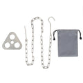 Portable Outdoor Camping Picnic Cooking Tripod Steel Hanging Chain Pot Holder