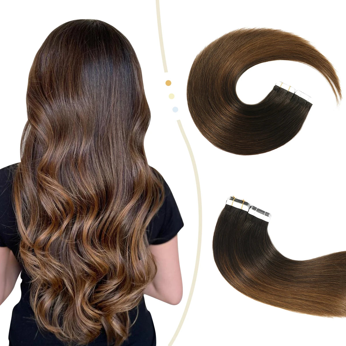Hot Sell European Russian Human Hair Tape Hair Extension Remy Tape in Hair Extension