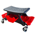 LEADLOONG 59*27*29.5CM Garage Mechanic Brake Stool 3-Storage Trays Repair Chair Auxiliary Bench Tools for Garage Repair