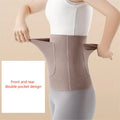 Double Pocket Belt Warm Heat Thin Warm Stomach Stomach for Men and Women Cold Waist protection