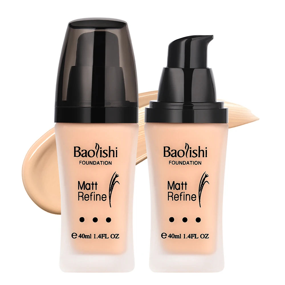 Own Brand Foundation Concealer Cream Liquid Foundation Private Label Natural Brightening Makeup Waterproof Female Low MOQ Custom