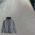High Light Silver Grey Color Washable Sewed on Reflective Fabric with Composite Net Cloth for Runner Safety Clothing Jackets
