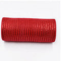 Stock 4th of July Patriotic Poly Decor Mesh for Thanksgiving USA Independence Day Decoration Wreath/Flower/Garland/Rattan Making