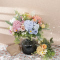 Handmade Environment-Friendly Flower Bouquet Wedding Bridal New Year Tabletop Home Decor Artificial Silk Rose Bouquet