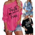 Wholesale Fashionable Casual Ladies Printed Long Sleeve T Shirts Women Tops Free Britney T Shirt