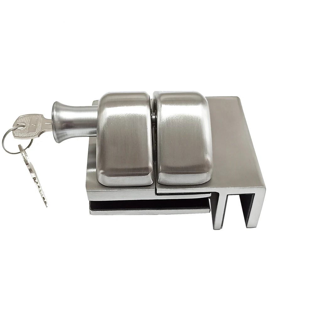 Aleader Modern 90 Degree Glass to Glass Swimming Pool Fence Door Latch Closer 100% Stainless Steel for Outdoor Use