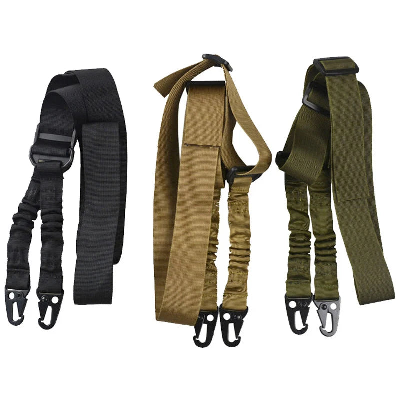 Outdoor Tactical Slings Fabric Shoulder Straps Hangers Adjustable Anti Dropping Security Slings Suspender Belt