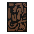 Modern Custom Original Artwork Black Brown Hand-painted Texture Oil Painting Abstract Living Room Canvas Wall Art Hotel Decor