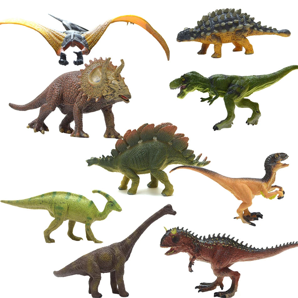 2024 Manufacturer Wholesale PVC Educational Realistic Dinosaur Toys for Kids-Unisex