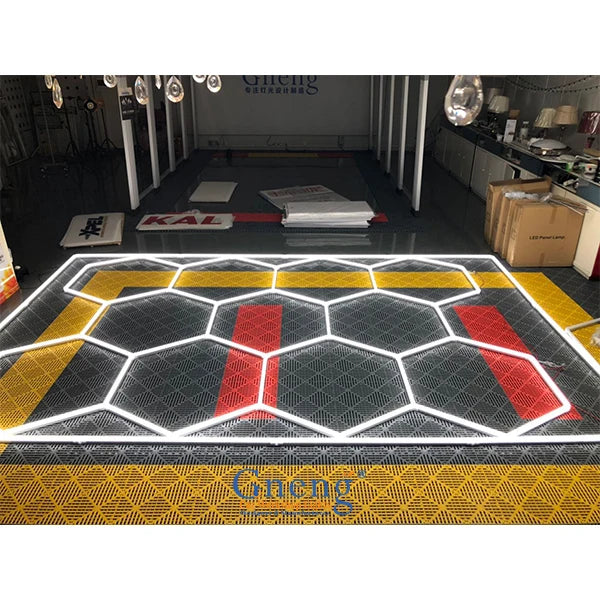 Good Quality Seamless Connection Hexagonal Led Light Fast Shipping Hexagon Led Garage Light Honeycomb Working Hexagon Lights