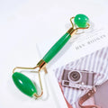 Diy Hot Selling OEM Private Label Wholesale Metal Welded Natural Green Aventurine  Jade Beauty for Face