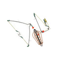 Fishing Bait Cage Bait Lure Copper Trap Basket Feeder Holder With Hook Spring Bait Cage Spring Lure Feeder with Hook
