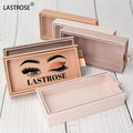 Low MOQ Factory Price Nude Color Lash Box Eyelash Wholesale Private Label Eyelash Package Box