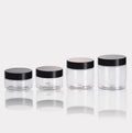 50ml 100ml 120ml 150ml 200ml 250ml 4oz 8oz Clear Plastic PET Container Food Jar with Custom Plastic Lid Metal Lid