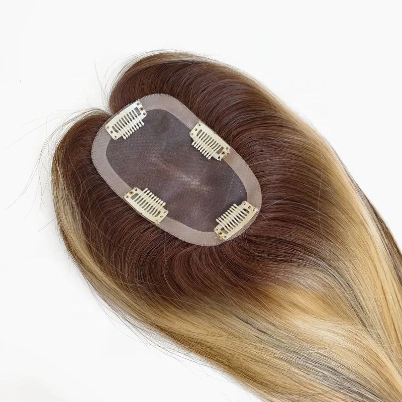 Fine Mono Lace Top Base 3x5 Inch Natural Human Hair Piece Women Topper With Good Price MegaBDM