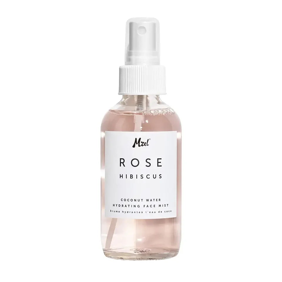 Private Label Botanicals Rose Hibiscus Face Hydrating Mist Soothing Spray with Hyaluronic Acid and Rose Water
