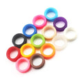 FG-1 Various Colors Silicone Adjustable Cock Ring Hair Scissors Silicone Finger Rings Inserts Silicone Rubber Finger Rings