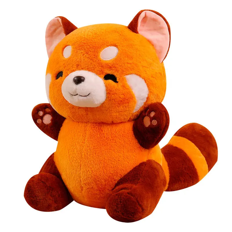 New Design 23/35/45/60cm Racoon Plush Toys Cute Raccoon Stuffed Animal Raccoon Funny Red Panda Plush