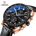 CHENXI Watch Fashion Business Mens Clock Top Luxury New Quartz Watches Leather Waterproof Wristwatches Men Watch Reloj 960