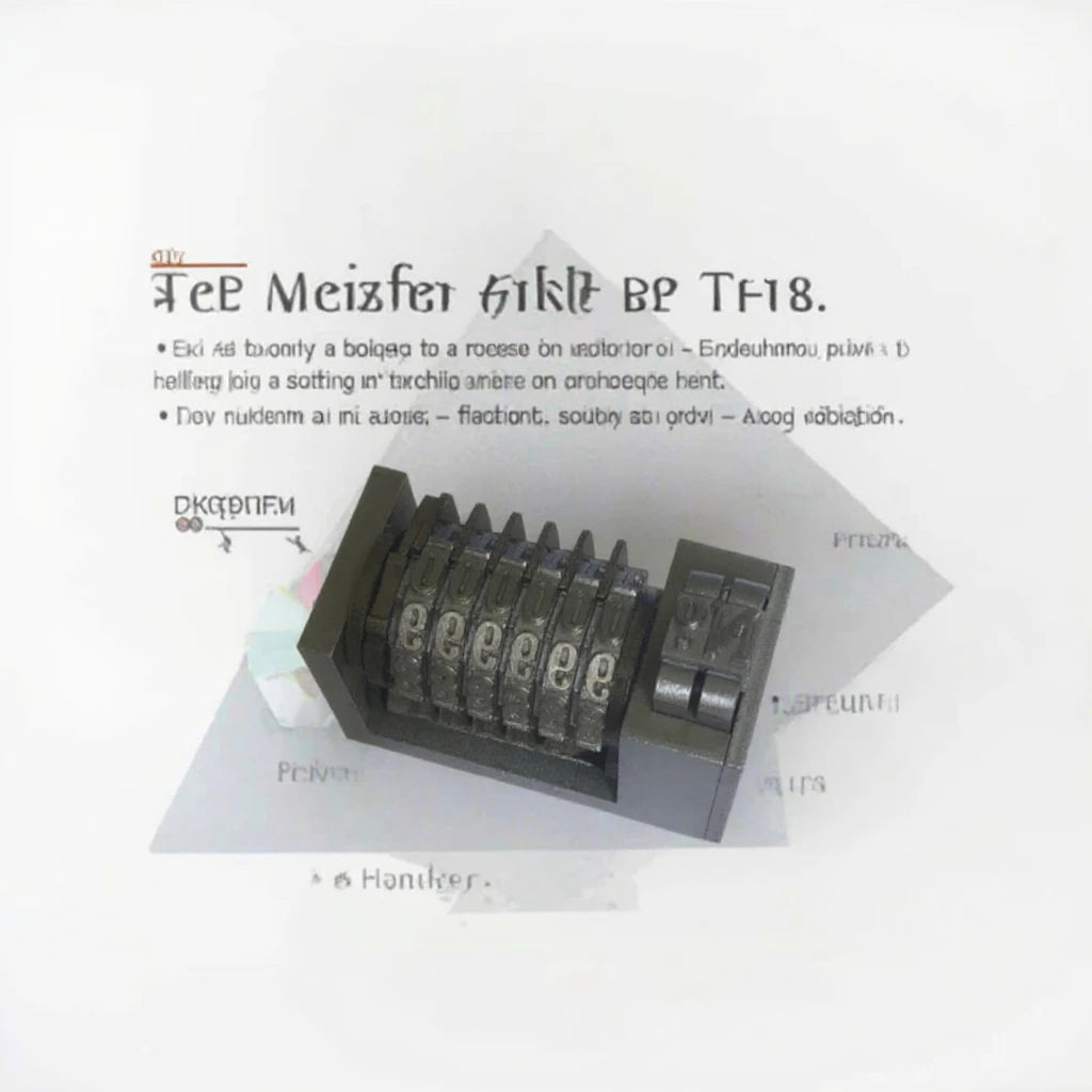 4x8 Cicero 6/7/8-Digit Full Steel Numbering Machine for Offset & Letterpress Printing