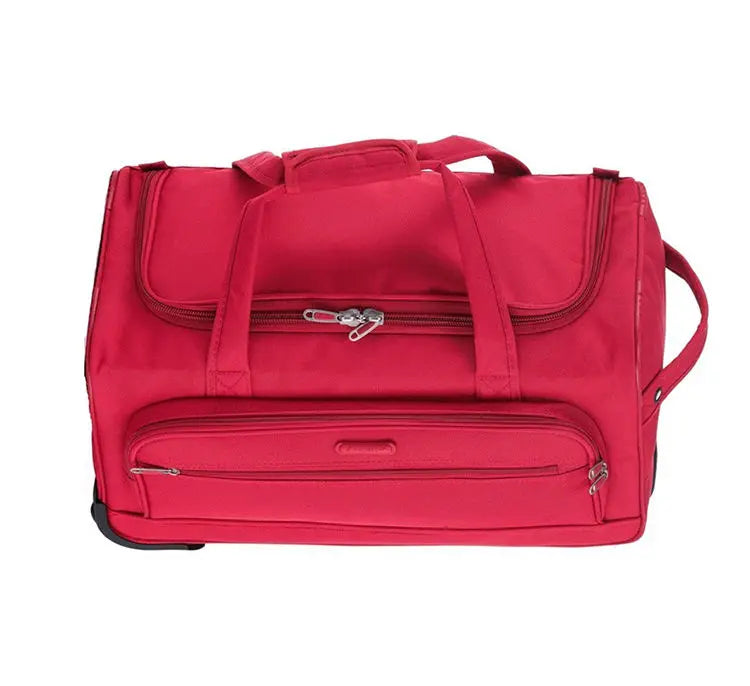 2-Wheeled Carry-On Luggage Business Travel Duffel Bag Trolley Wheeled Rolling Suitcase Luggagg Bag Manufacturer